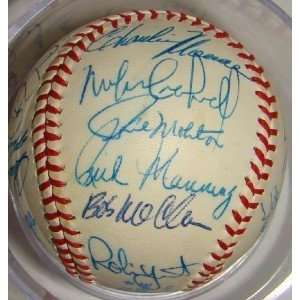  1984 Brewers Team 26 SIGNED MLB Baseball YOUNT SUTTON 