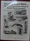 1986 Print Ad DISCOVER ERNST WIRTL ART Female Lifesize Bronze 