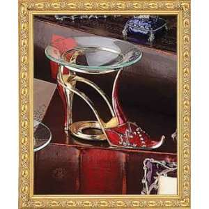    Oil Burner   Classic Shinny High Heel Style  Red: Home & Kitchen