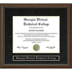 Georgia Virtual Technical College (GVTC) Diploma Frame