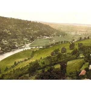 Vintage Travel Poster   From Symonds Yat Whitchurch England 24 X 18.5