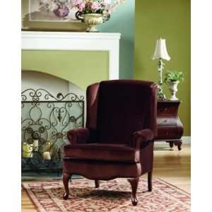  Buckingham Walnut Queen Anne Chair: Home & Kitchen