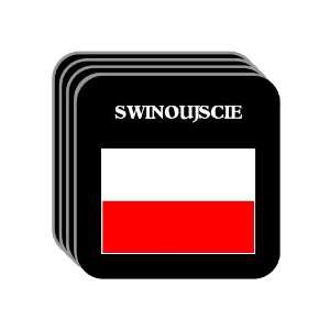 Poland   SWINOUJSCIE Set of 4 Mini Mousepad Coasters