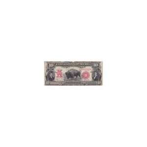   : 1901 $10 Legal Tender Note, Buffalo, well circulated: Toys & Games