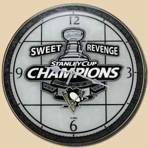   Cup Champions Sweet Revenge Art Glass Wall Clock