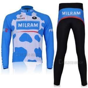  Milam Cycling Jersey long sleeve Set(available Size: S,M 