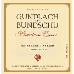  2008 Gundlach Bundschu Mountain Cuvee 750ml Grocery 