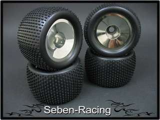Buggy Monster Truggy rims + tyres wheels BRF2 1:8 New  
