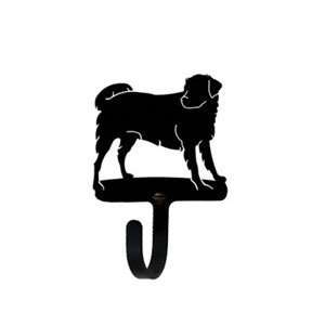  Wrought Iron Dog Wall Hook X Small: Home & Kitchen