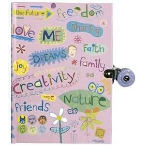    Creative Thoughts Diary by Galison (Locking Diary)