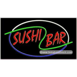 Sushi Bar Neon Sign:  Grocery & Gourmet Food