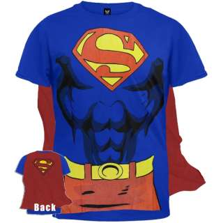 Superman   Costume T Shirt With Cape  