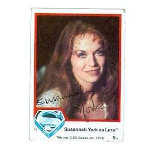  Susannah York autographed trading card Superman 