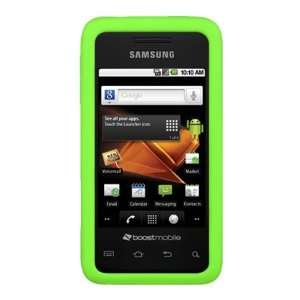  Samsung Galaxy Prevail Gel Skin Case   Green Cell Phones 