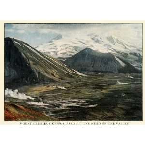 1921 Print Mount Cerberus Katmai National Park Alaska Mountainous 
