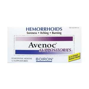  Avenoc Hemorrhoid Suppository   12   Pack: Health 