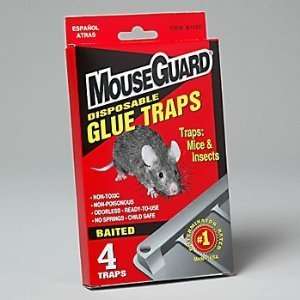  4 Mouse & Insect Guard Disposable Glue Traps (3 Pack   12 Traps 