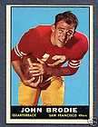 1961 Topps 59 John Brodie RC EX D96714  