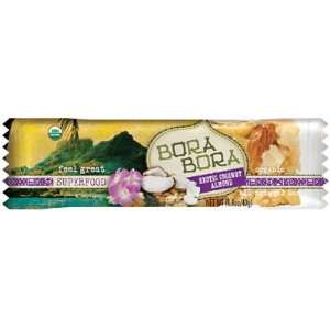 Bora Bora Organic All Natural Superfood Bar, Exotic Coconut Almond, 1 