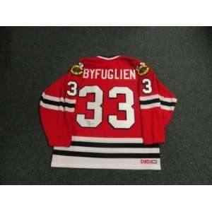 Dustin Byfuglien Signed Uniform   Stanley Cup Blackhawks   Autographed 