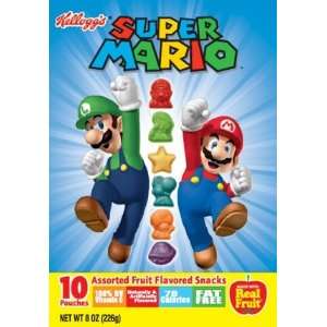 Kelloggs Super Mario Fruit Snacks:  Grocery & Gourmet Food