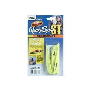  New Archery 4 Yellow Quik Spin ST Fletching Vanes Sports 