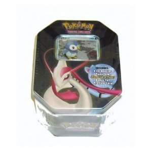  2007 Pokemon Tin   Piplup EX Hologram Card & Collectors 