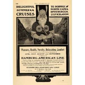  American Line Cruise Voyage Viking   Original Print Ad