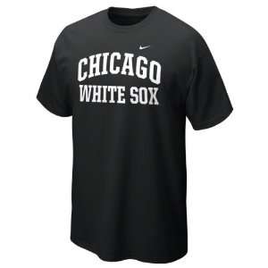  Chicago White Sox Black Nike 2012 Arch T Shirt: Sports 