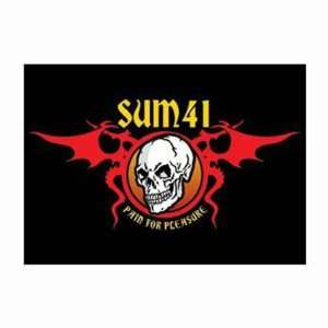  Sum 41   Pain Skull Postcard: Home & Kitchen