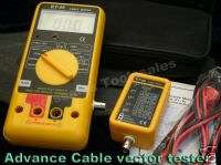 95 CATV CAT 5 BNC NETWORK cable TV length vector tester  