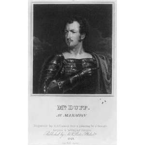   John Duff as Marmion, 1826, by A.B. Durand,J. Neagle: Home & Kitchen