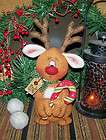 CHubby 13 round Santa Reindeer stuffed doll pattern