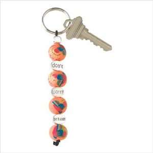  Calypso Studios Don`t Worry Keychain Health & Personal 