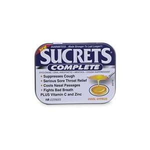  Sucrets Complete Lozenges, Cool Citrus, 18 ct. Health 