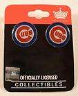 chicago cubs stud earrings logo post ear rings pierced expedited