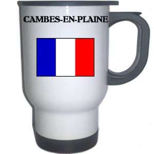  France   CAMBES EN PLAINE White Stainless Steel Mug 