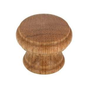  Richeleu Wood Knob 1 3/8 in Oak Natural Finish: Home 