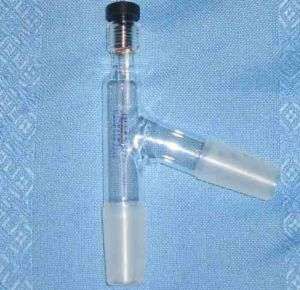 New 24/40 3 Way Distilling Adapter w/thread / bushing  