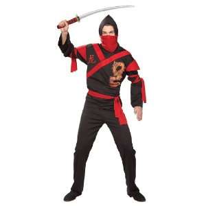  Dragon Ninja Warrior Adult Costume: Toys & Games