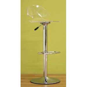  Clear Bar Stool by Wholesale Interiors: Home & Kitchen