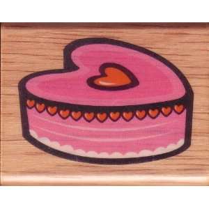  Heart Candy Box Valentine Rubber Stamp by Canadian Maple 