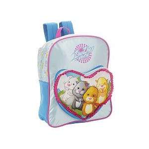  Zhu Zhu Pets Crew 14 inch Backpack   Pink and Blue Toys 
