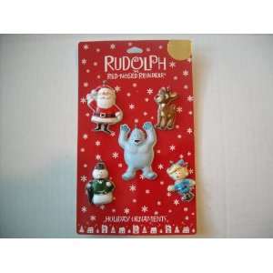  Rudolph the Red Nosed Reindeer Set of 5 Mini Ornaments 