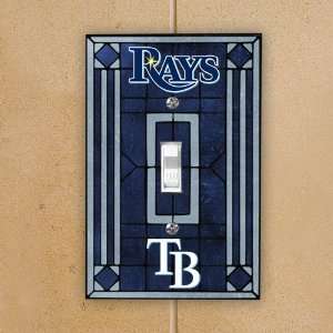  Tampa Bay Rays Art Glass Switch Cover: Sports & Outdoors