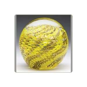  A Paperweight   DNA, Yellow & Brown