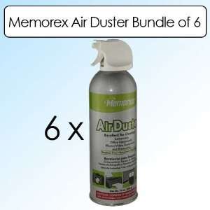  Memorex Air Duster Canned Air 10 Oz Bundle of 6: Office 