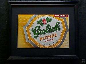 GROLSCH BLONDE LAGER BEER SIGN #312  