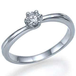   Star Night ring set with a 0.30ct G H SI1 center Natural diamond