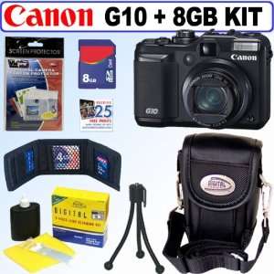  Canon Powershot G10 14.7MP Digital Camera + 8GB Accessory 